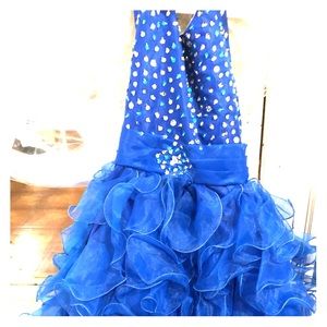 Little girl halter prom dress size 6